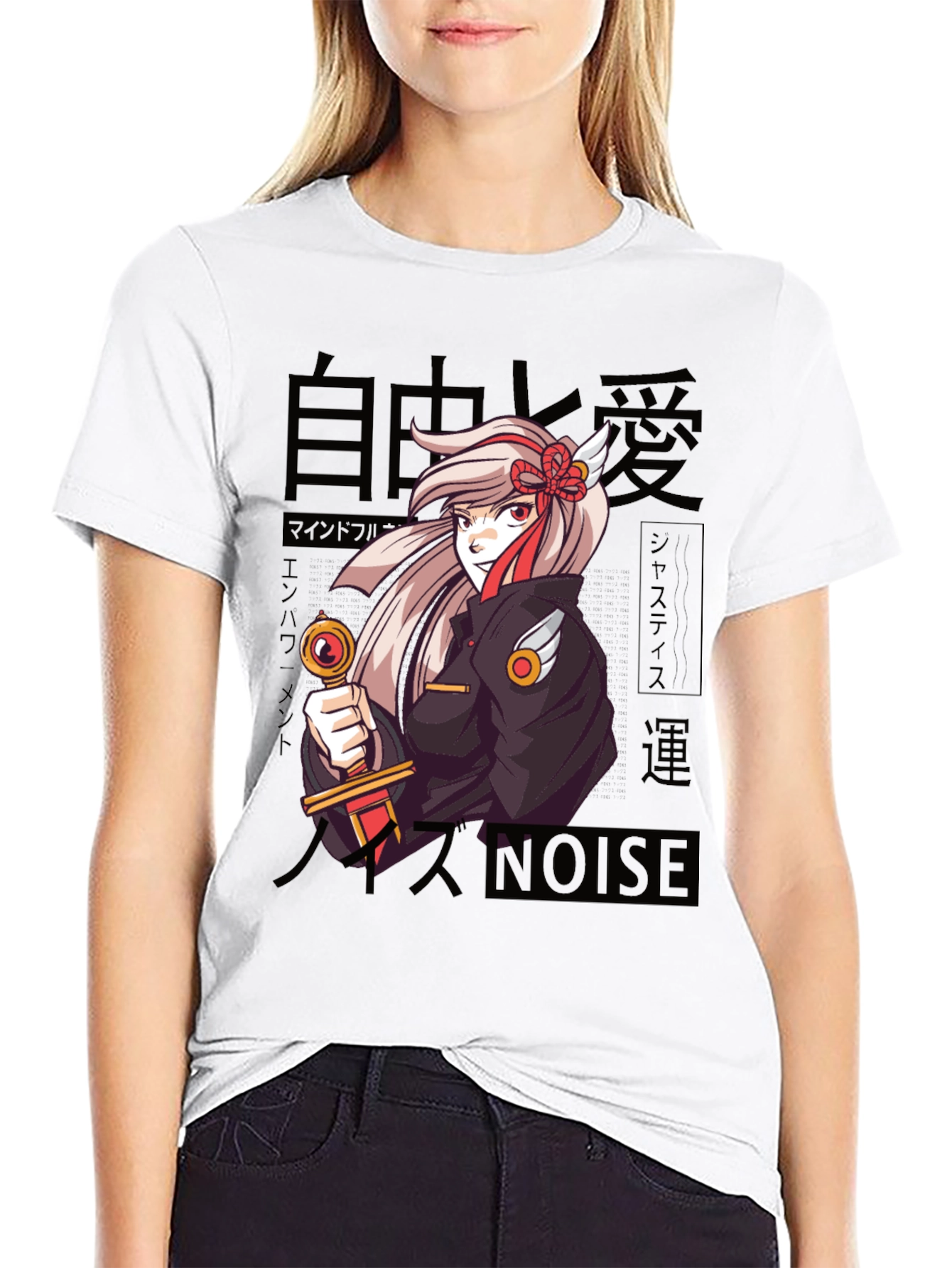 Anime Girl Sword T-Shirt