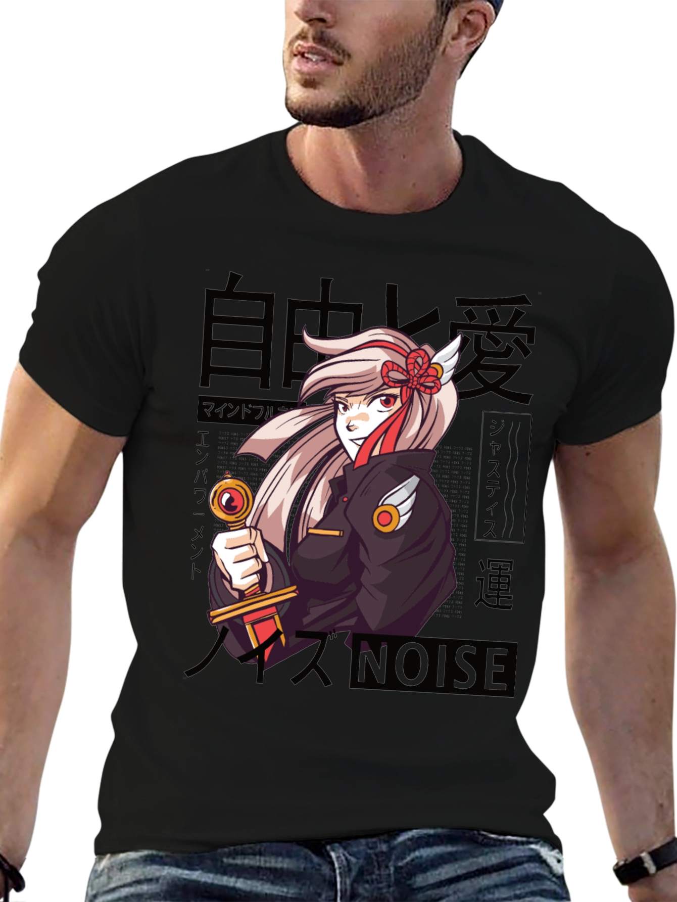 Anime Girl Sword T-Shirt