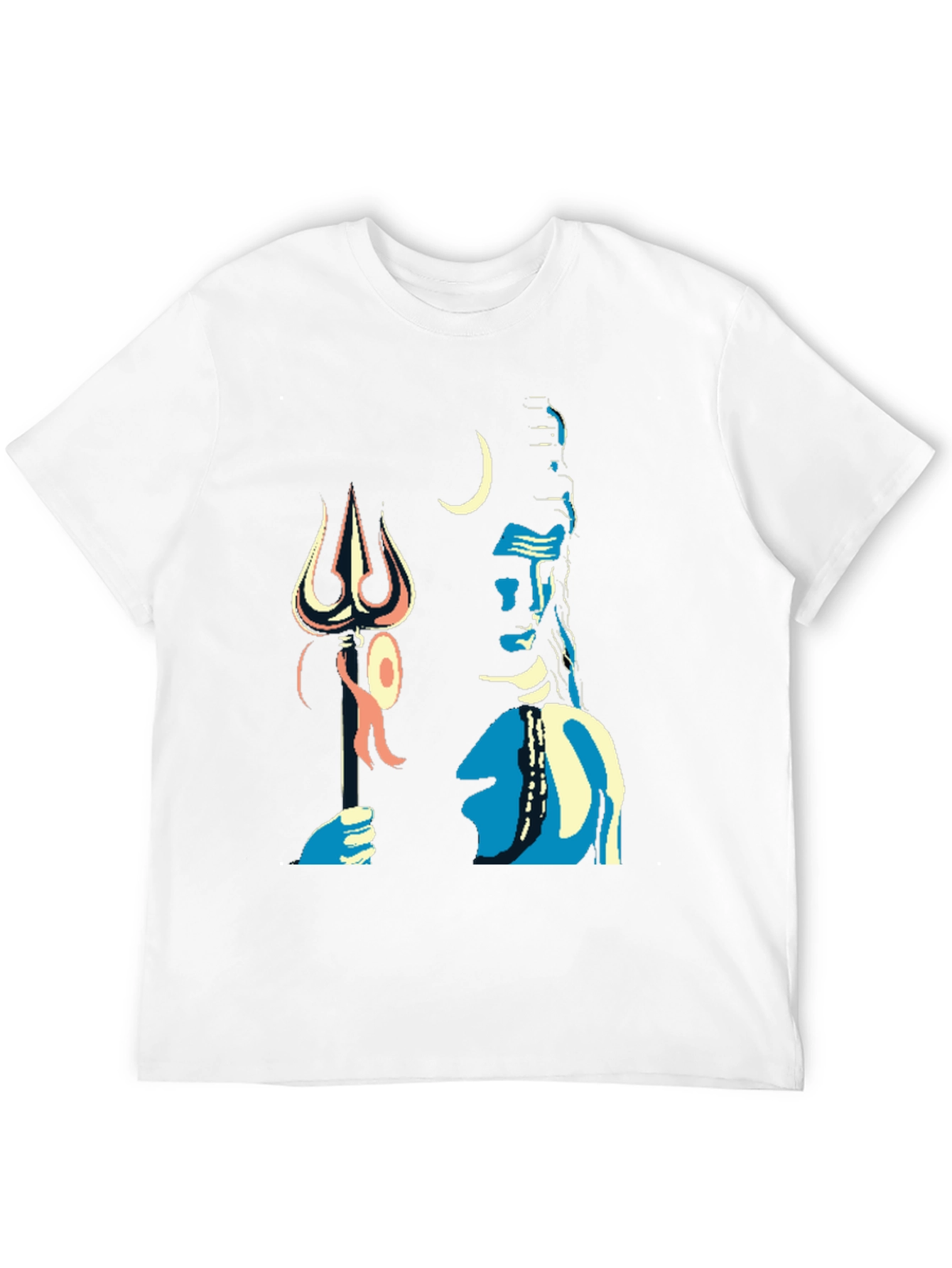 Shiva Graphic Tee - Black Cotton Blend