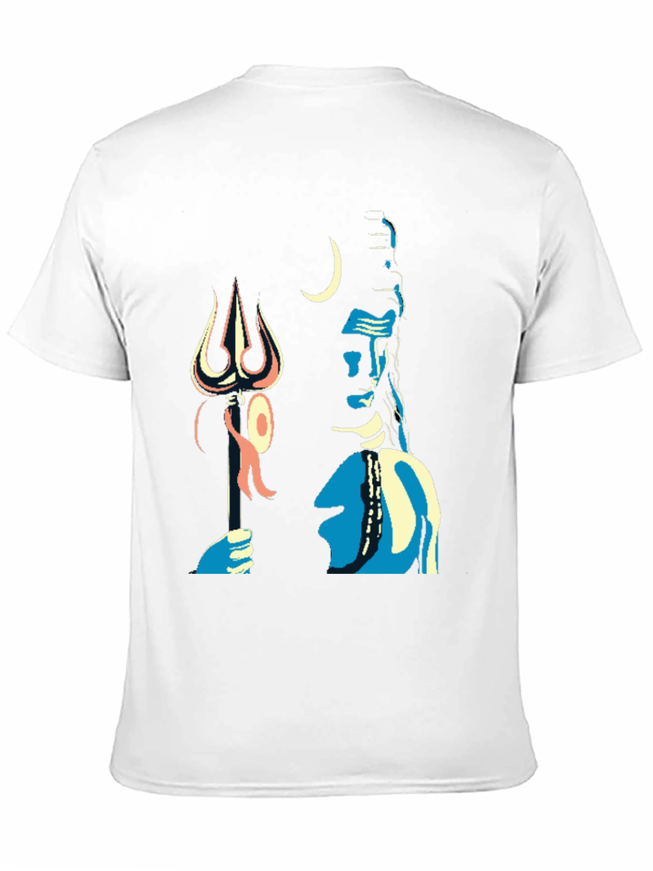 Shiva Graphic Tee - Black Cotton Blend