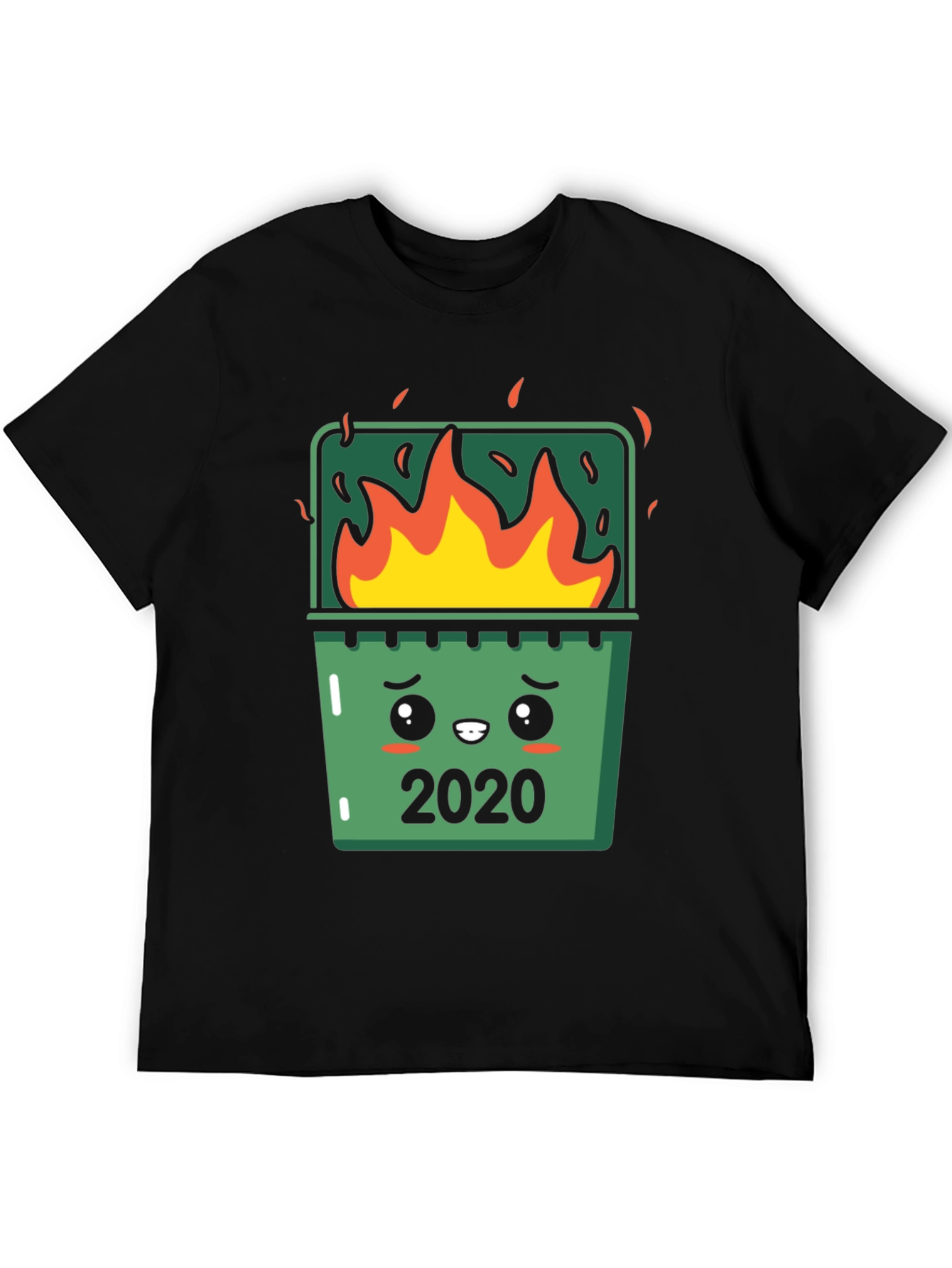 Funny 2020 Dumpster Fire Graphic Tee