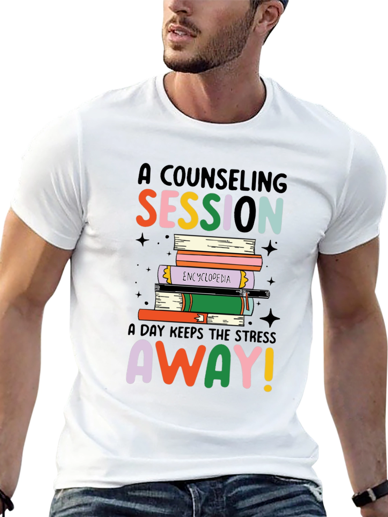 Counseling Session T-Shirt - Stress Away