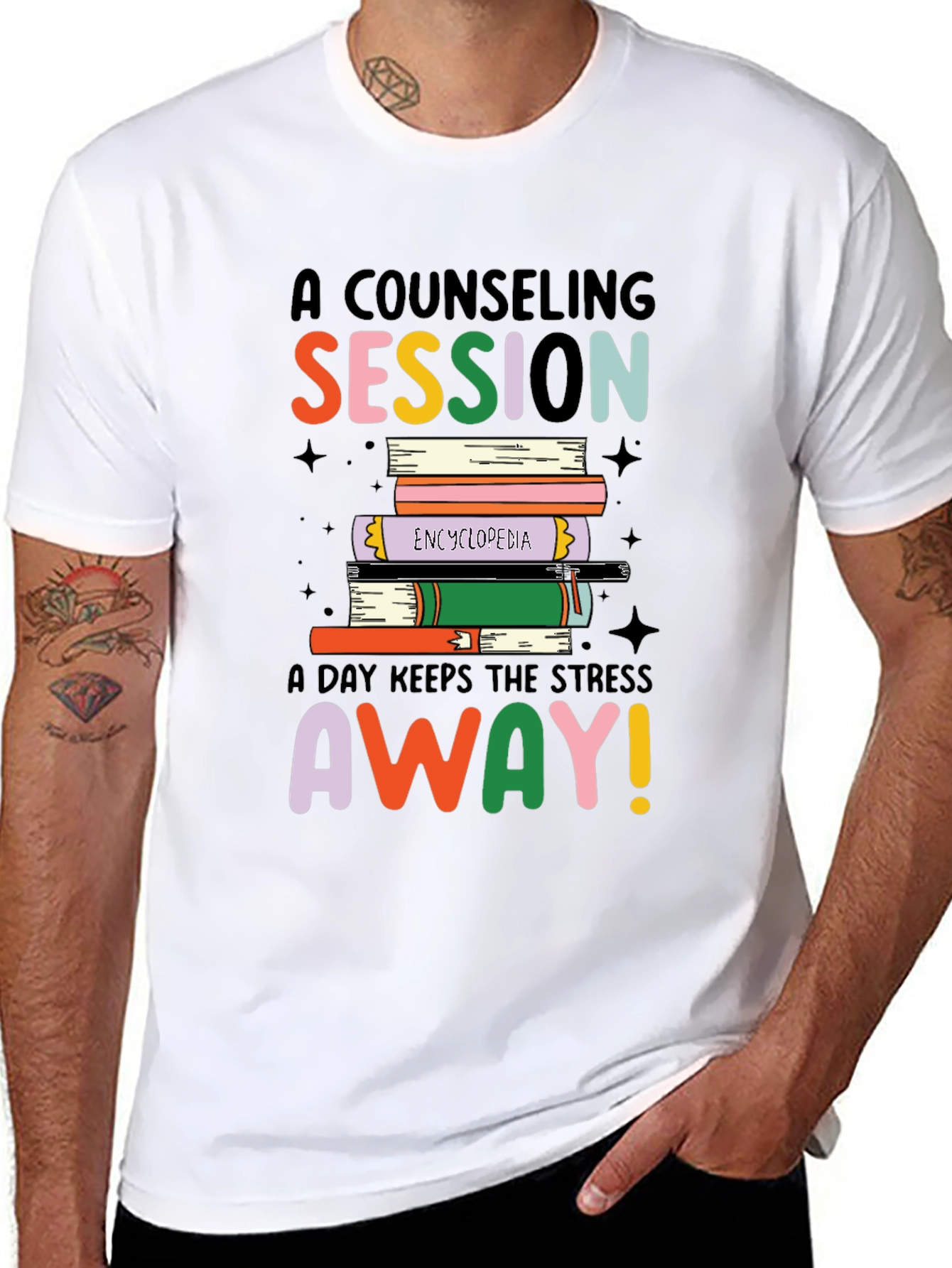 Counseling Session T-Shirt - Stress Away