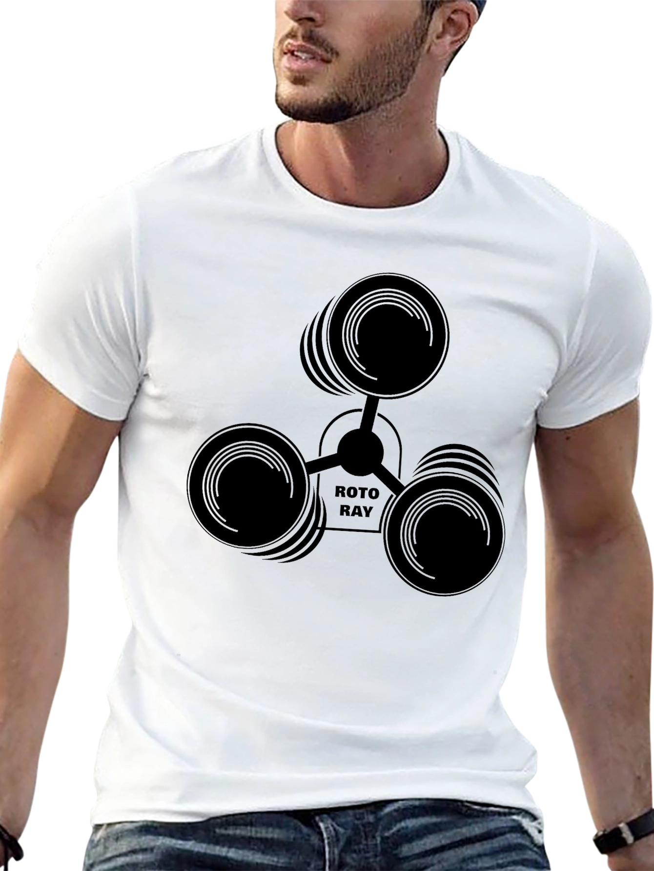 Roto Ray Black T-Shirt