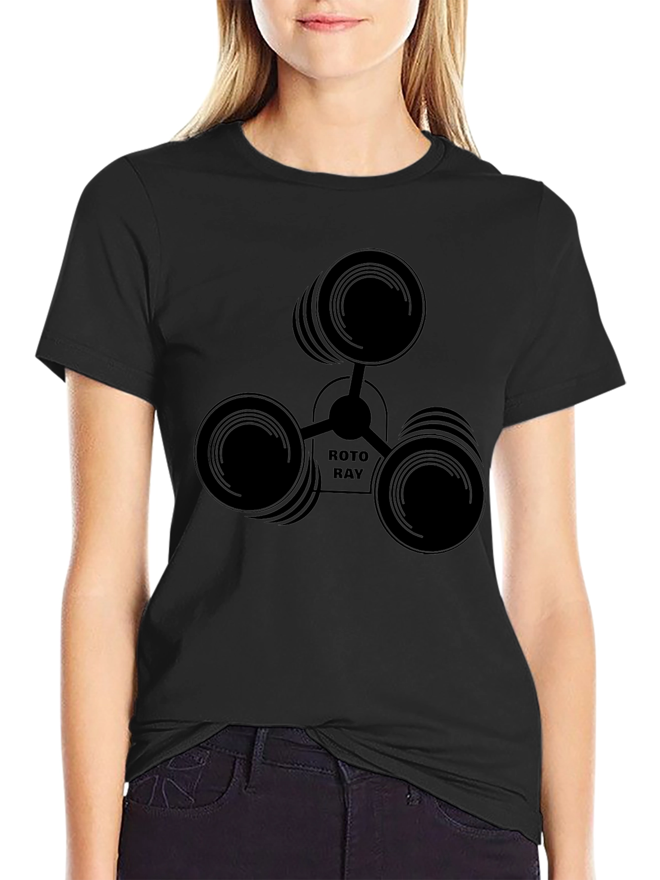 Roto Ray Black T-Shirt