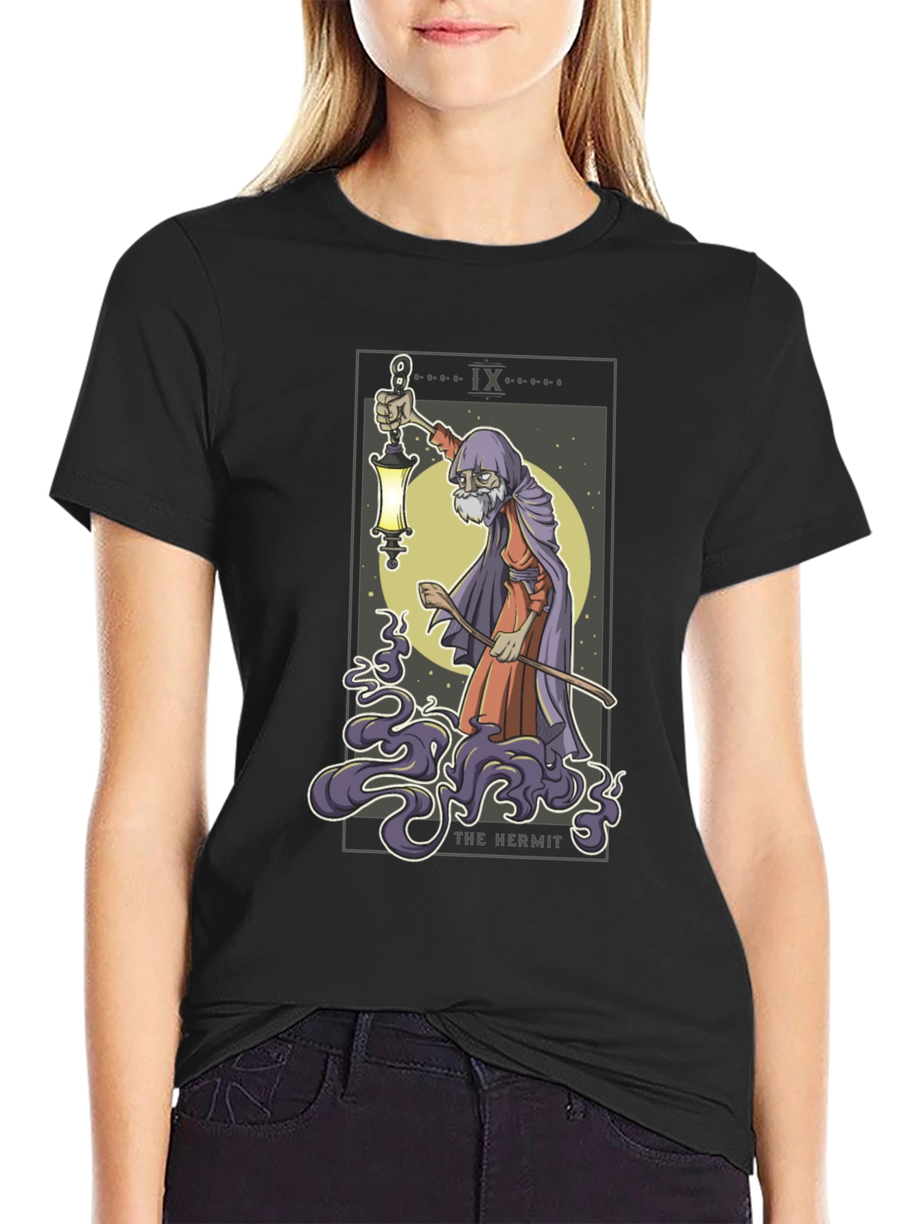 The Hermit Tarot Card Graphic Tee
