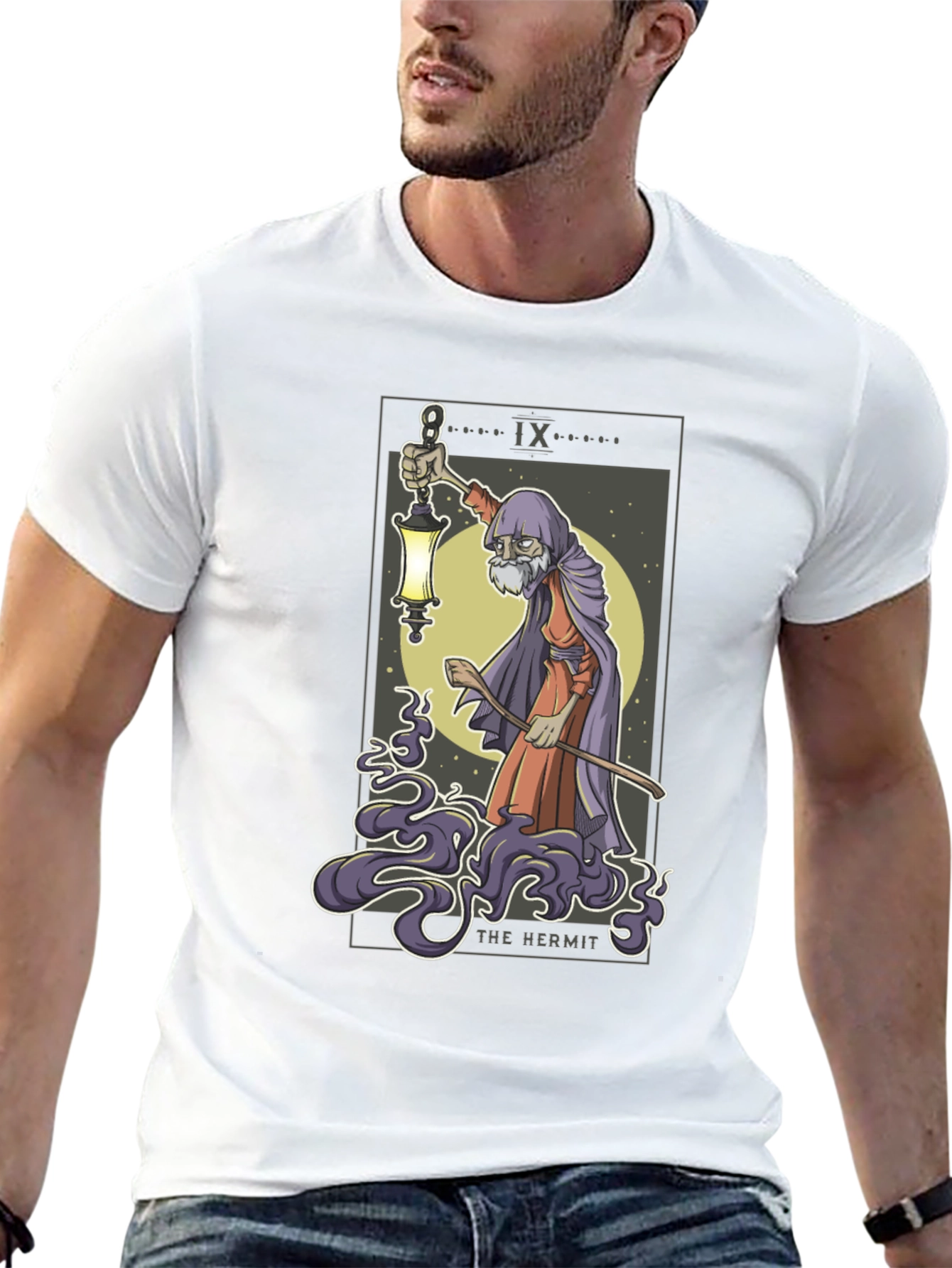 The Hermit Tarot Card Graphic Tee