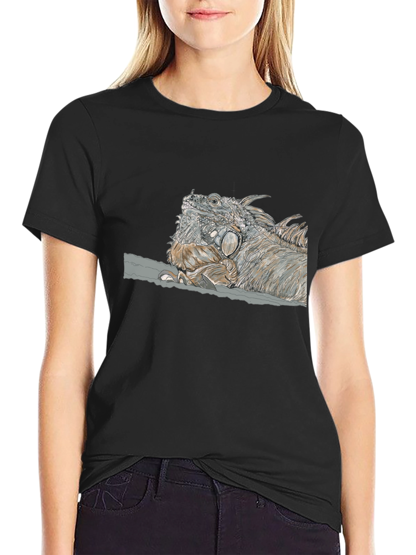 Iguana Graphic Tee - Cool Reptile Design