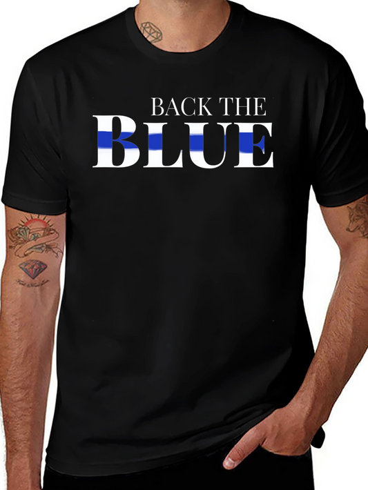 Back The Blue T-Shirt - Support Law Enforcement