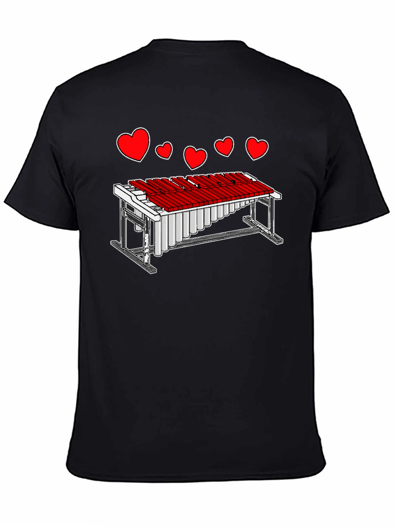 Musical Love T-Shirt - Percussionist Heart