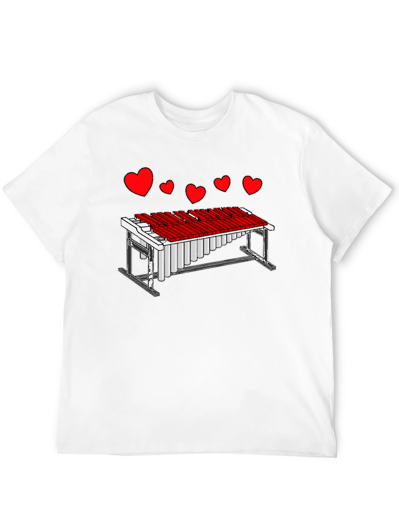 Musical Love T-Shirt - Percussionist Heart