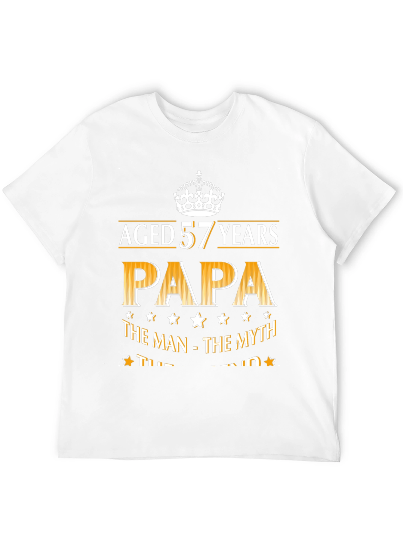 Aged 57 Years Papa T-Shirt