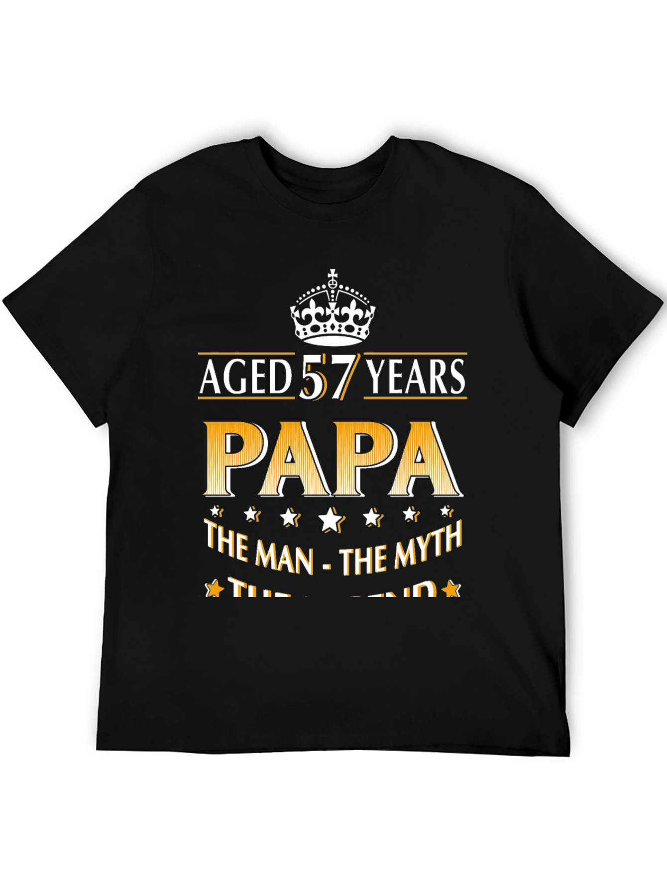 Aged 57 Years Papa T-Shirt