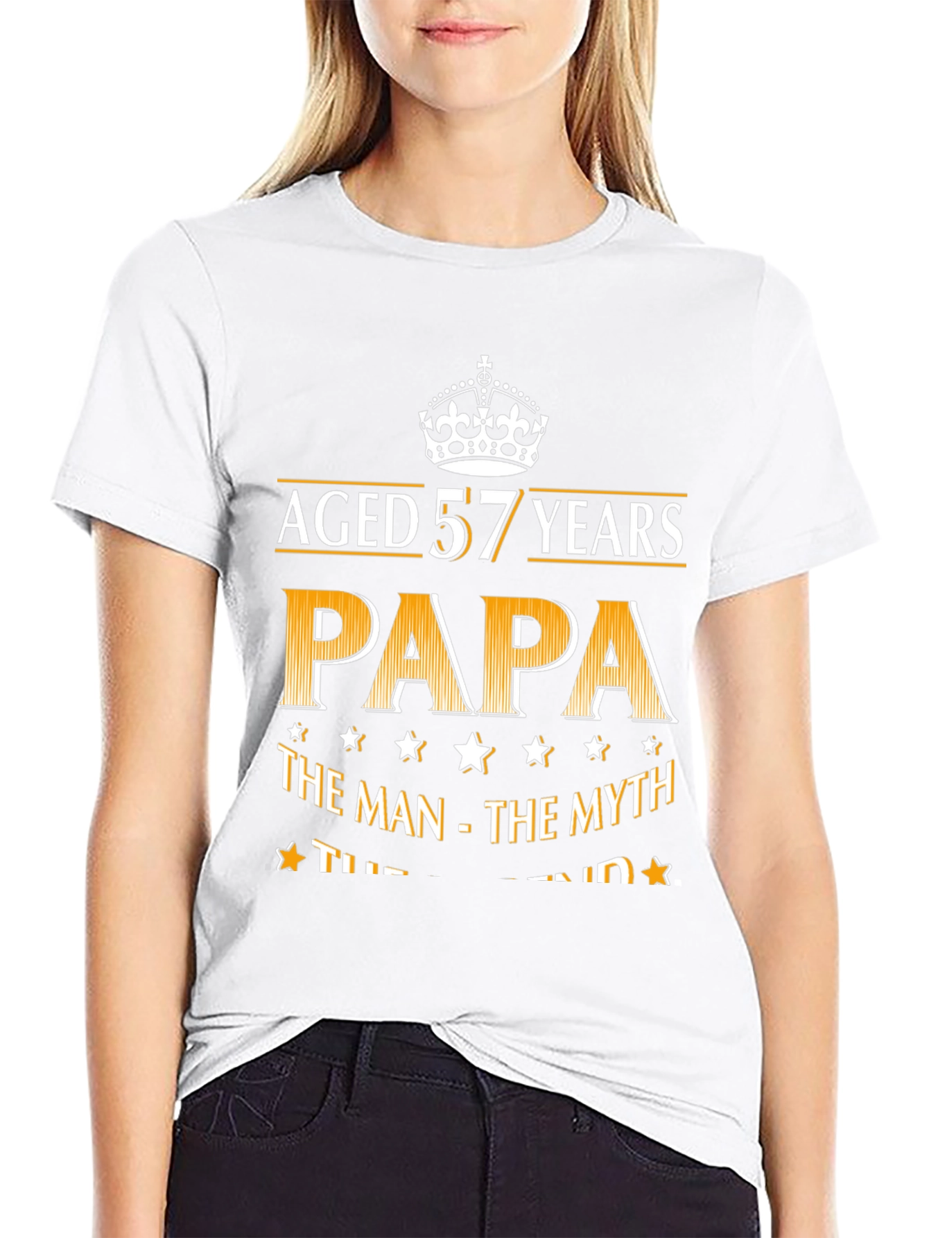 Aged 57 Years Papa T-Shirt