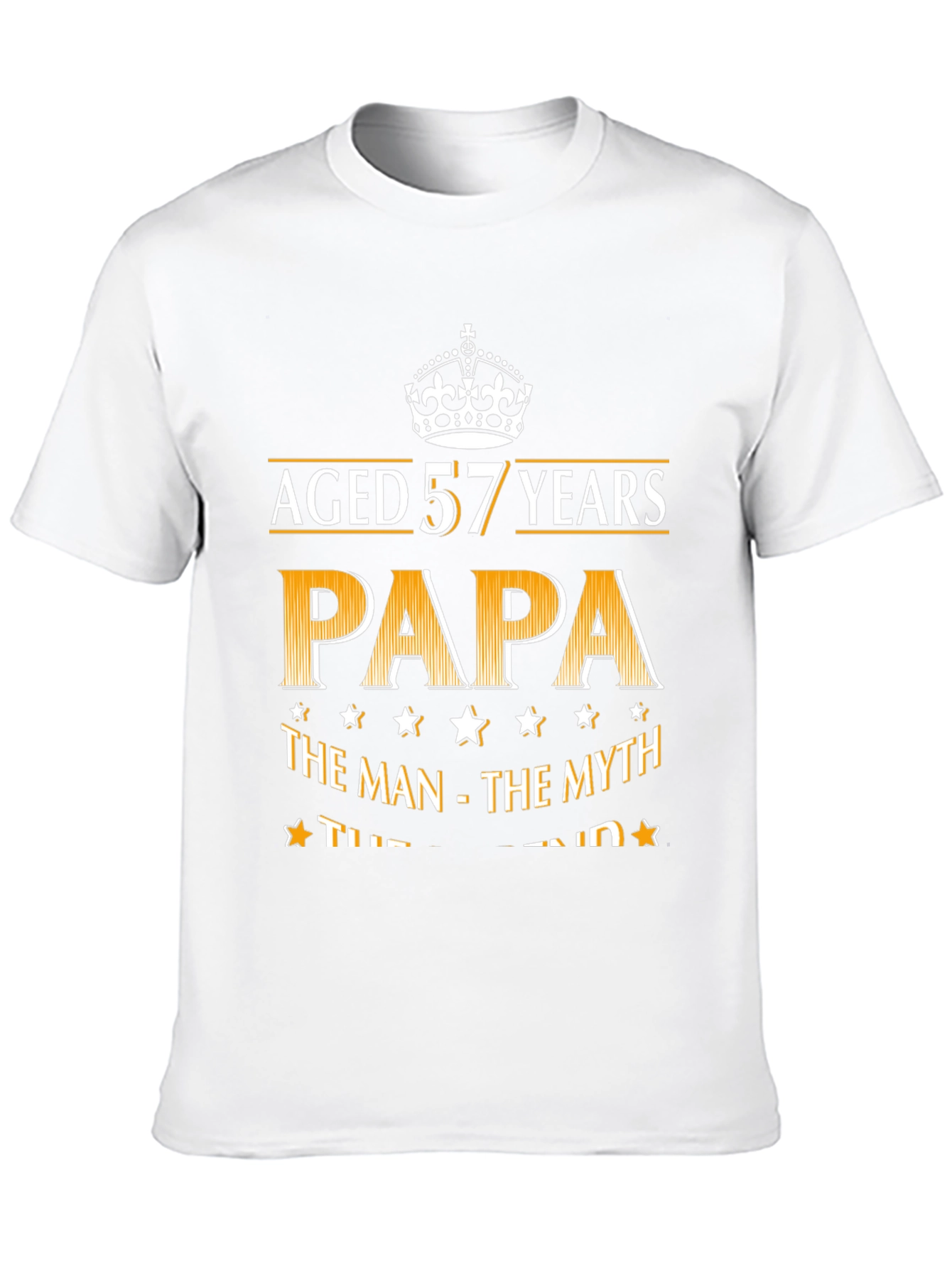 Aged 57 Years Papa T-Shirt