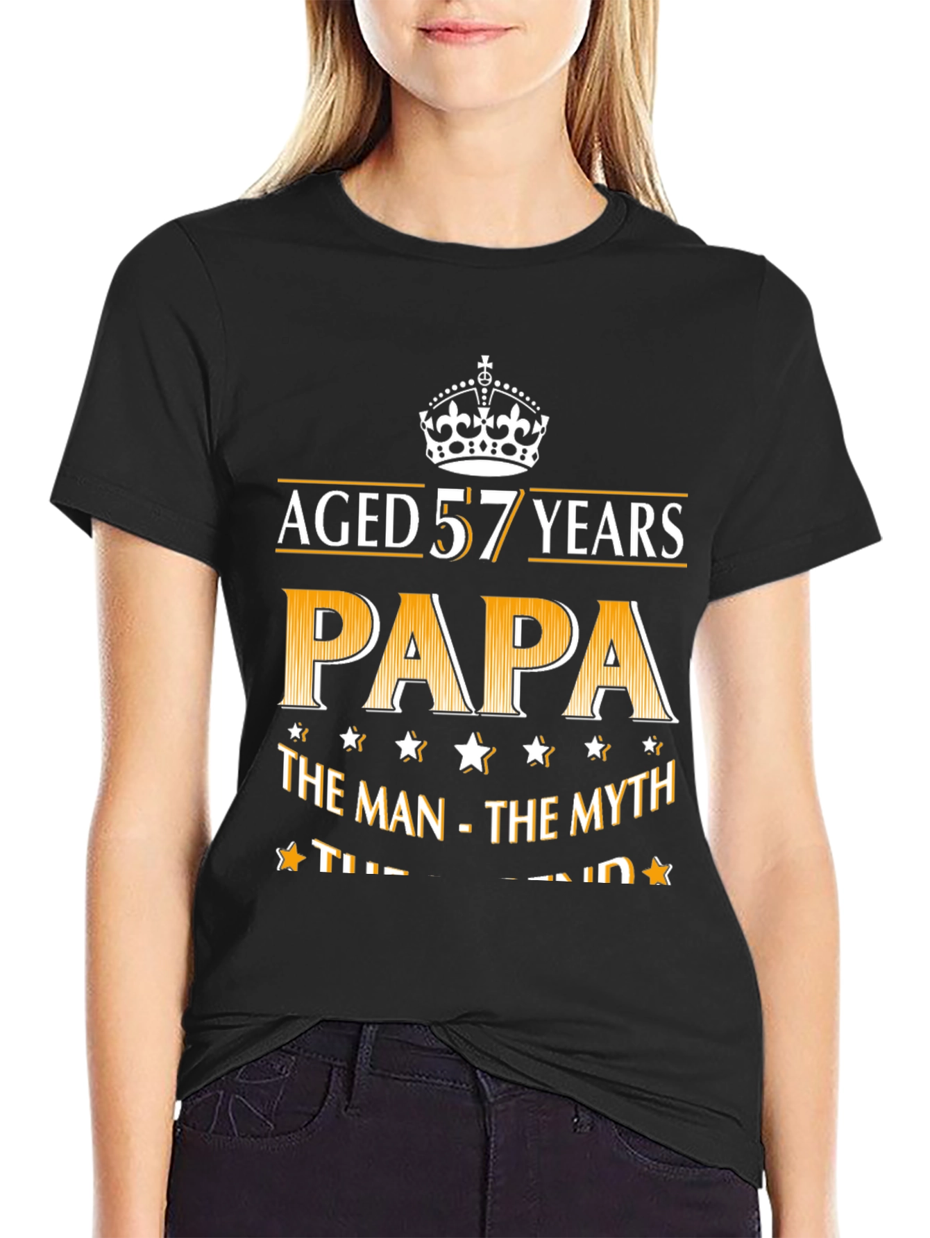 Aged 57 Years Papa T-Shirt