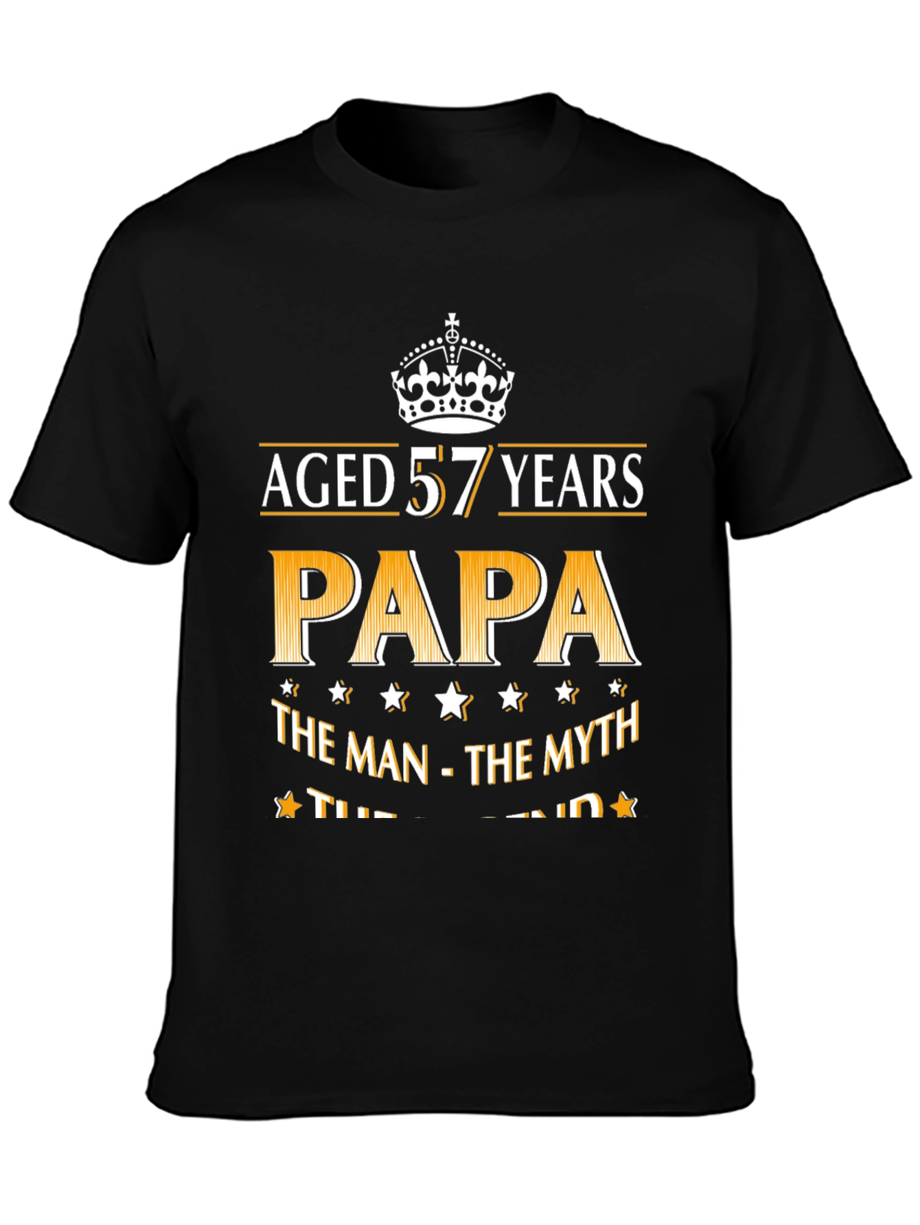 Aged 57 Years Papa T-Shirt