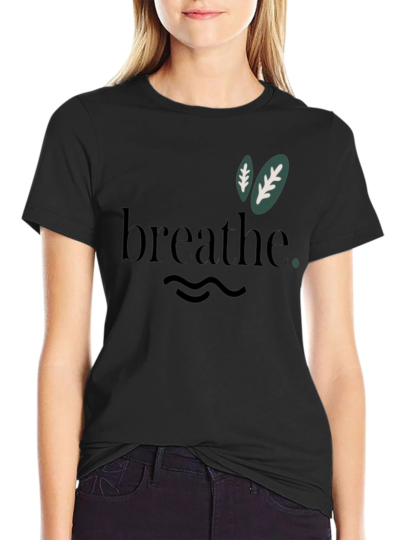 Breathe Graphic Tee - Relaxed Comfort