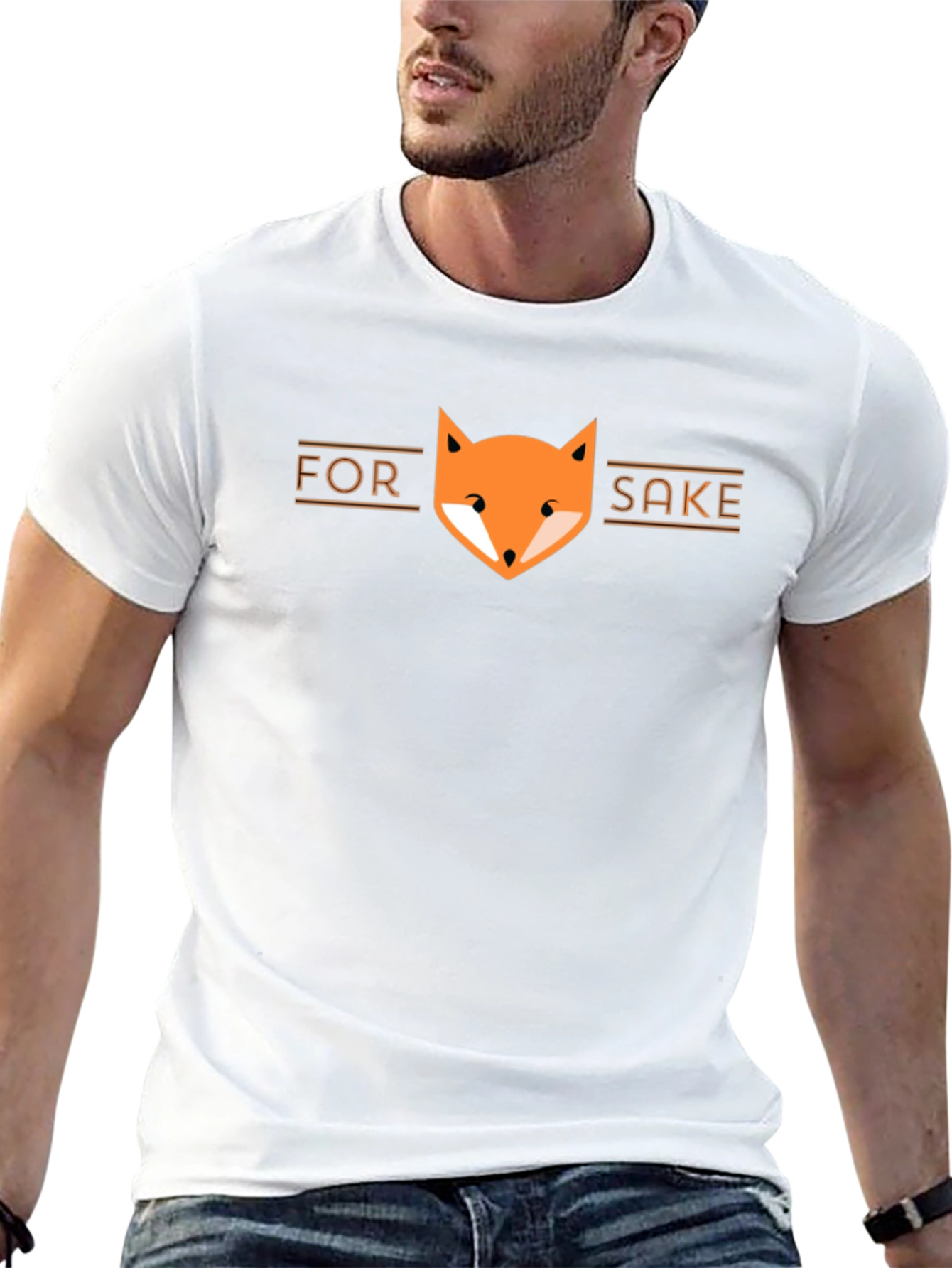 For Fox Sake T-Shirt - Fun Graphic Tee