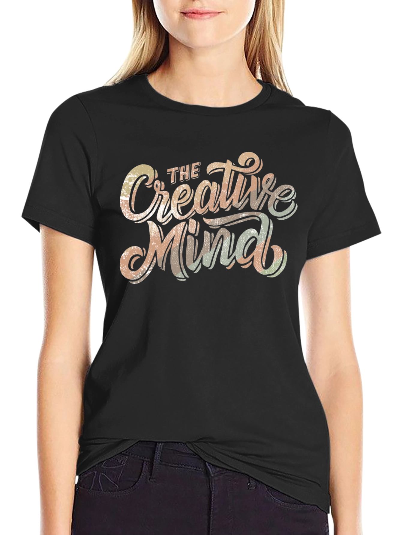 Creative Mind Graphic T-Shirt - Artistic Design