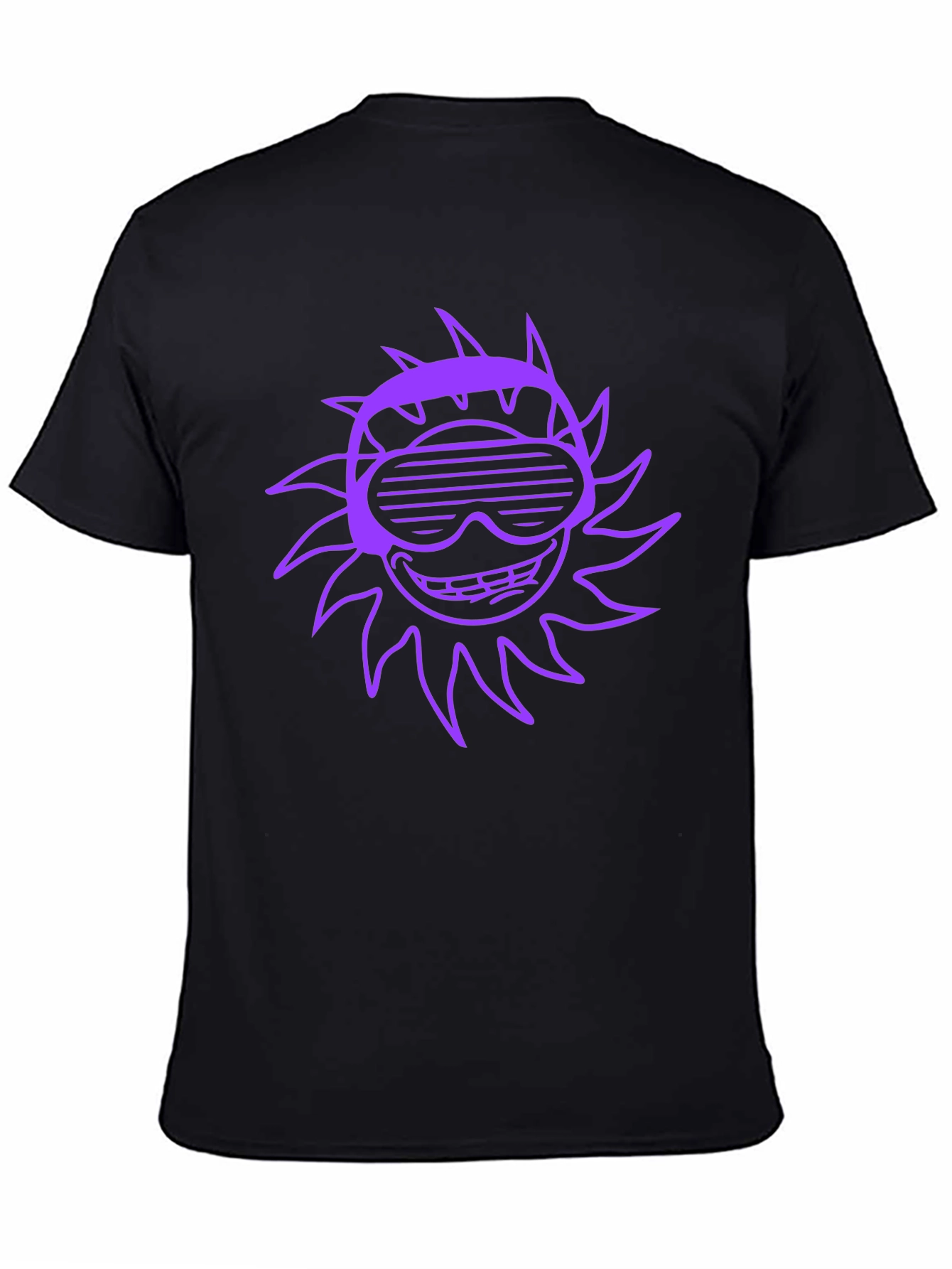 Cool Sun Graphic Black T-Shirt