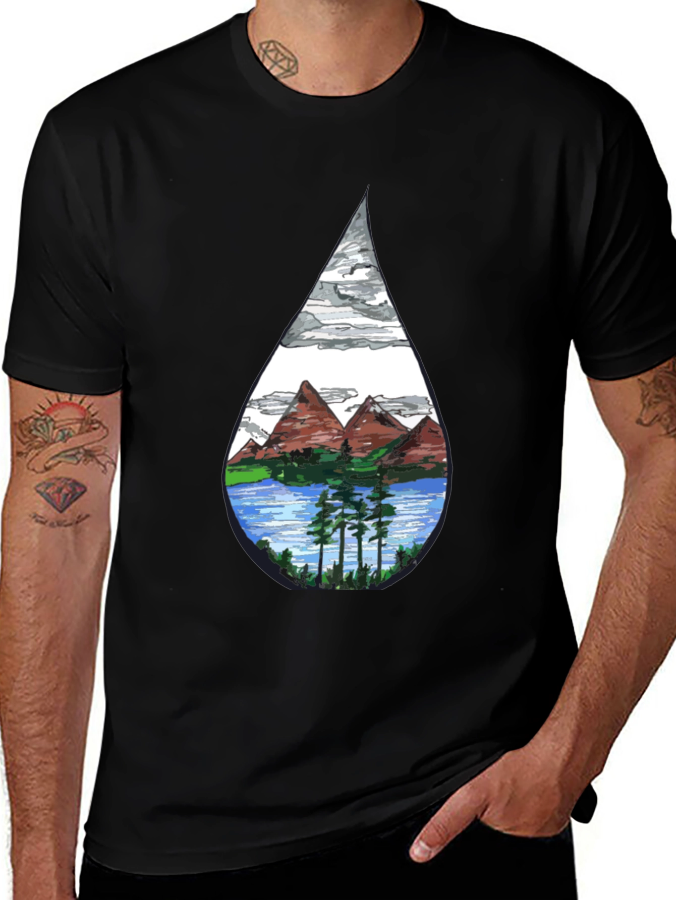 Nature Drop Graphic Tee