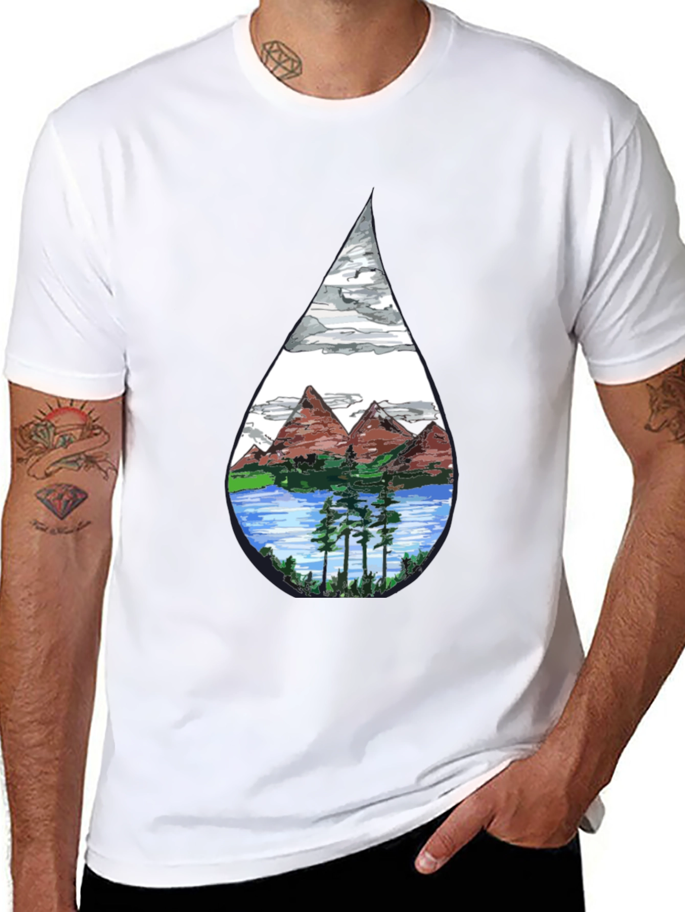Nature Drop Graphic Tee