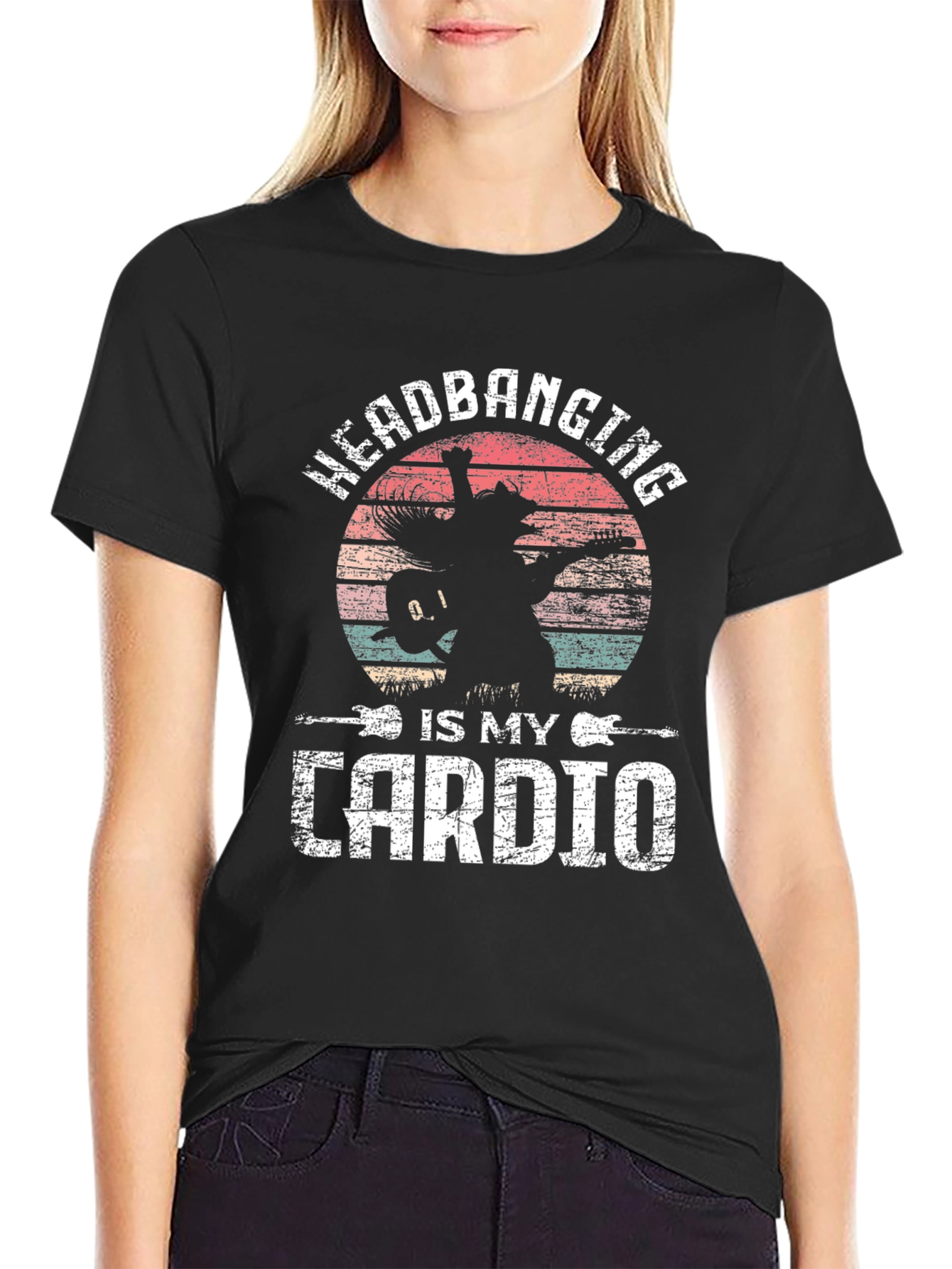 Headbanging Is My Cardio Graphic Tee