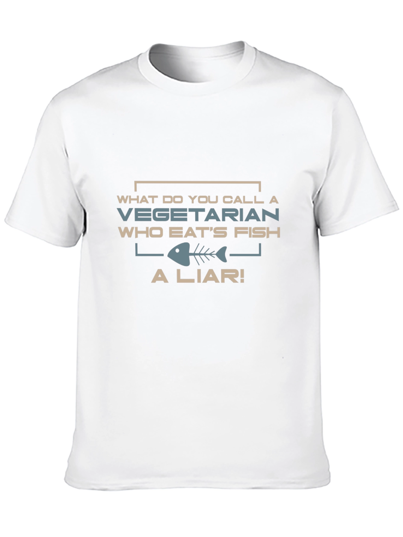 Vegetarian Who Eats Fish - A Liar! T-Shirt