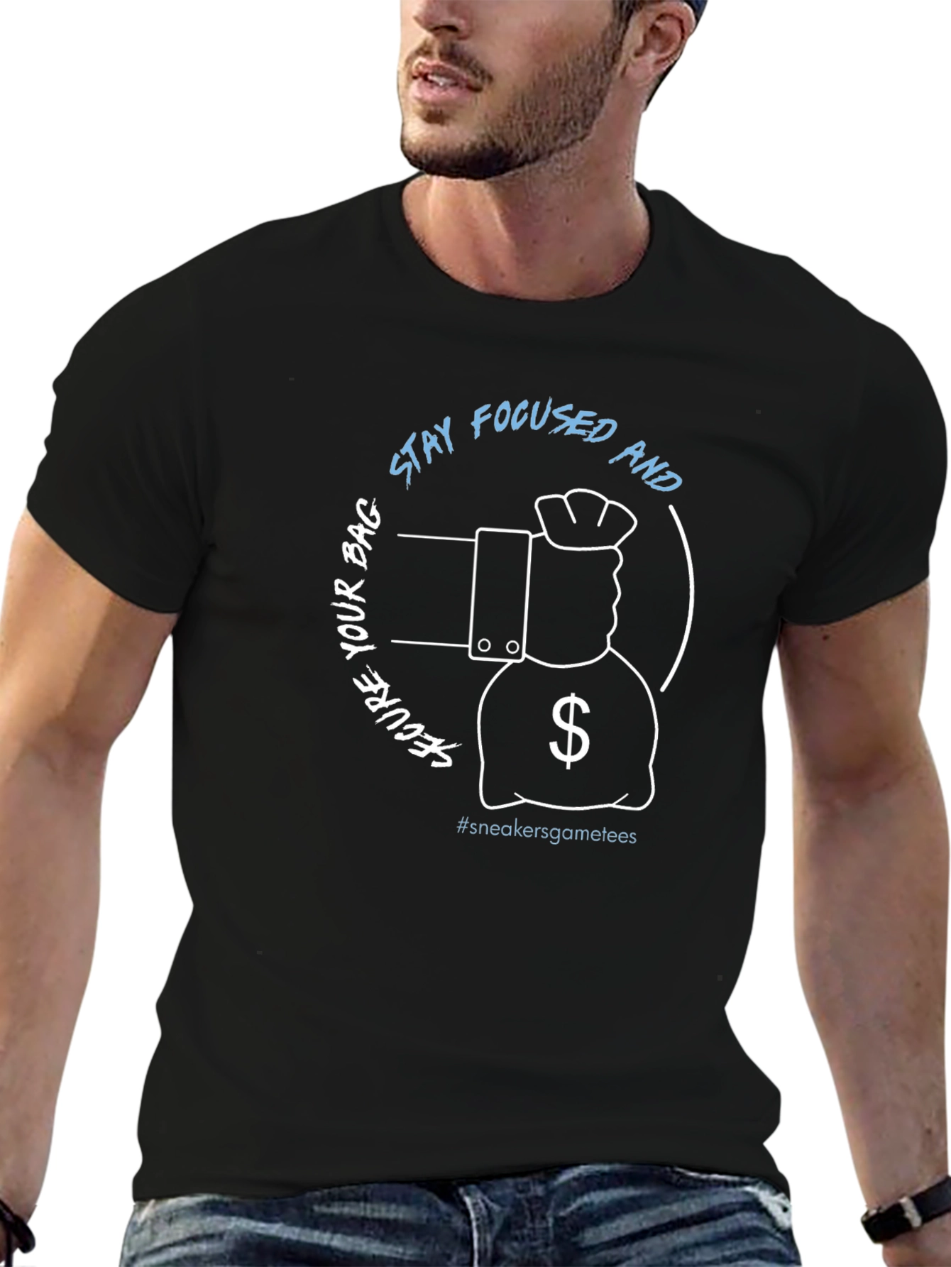 Stay Focused and Secure Your Bag Graphic Tee