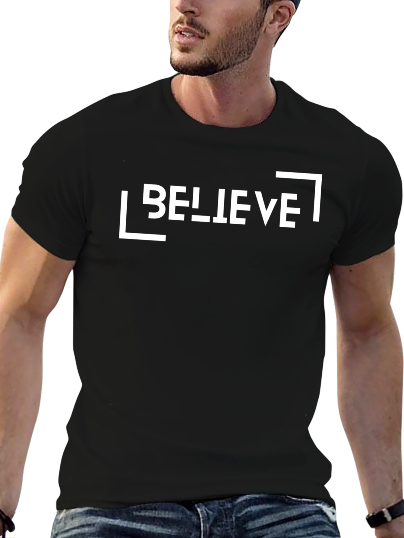 Believe Graphic Tee - Stylish Comfort