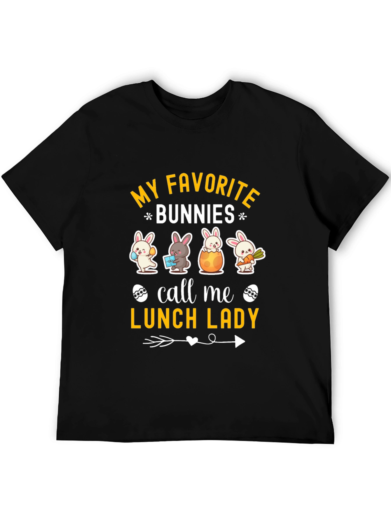 My Favorite Bunnies Call Me Lunch Lady T-Shirt