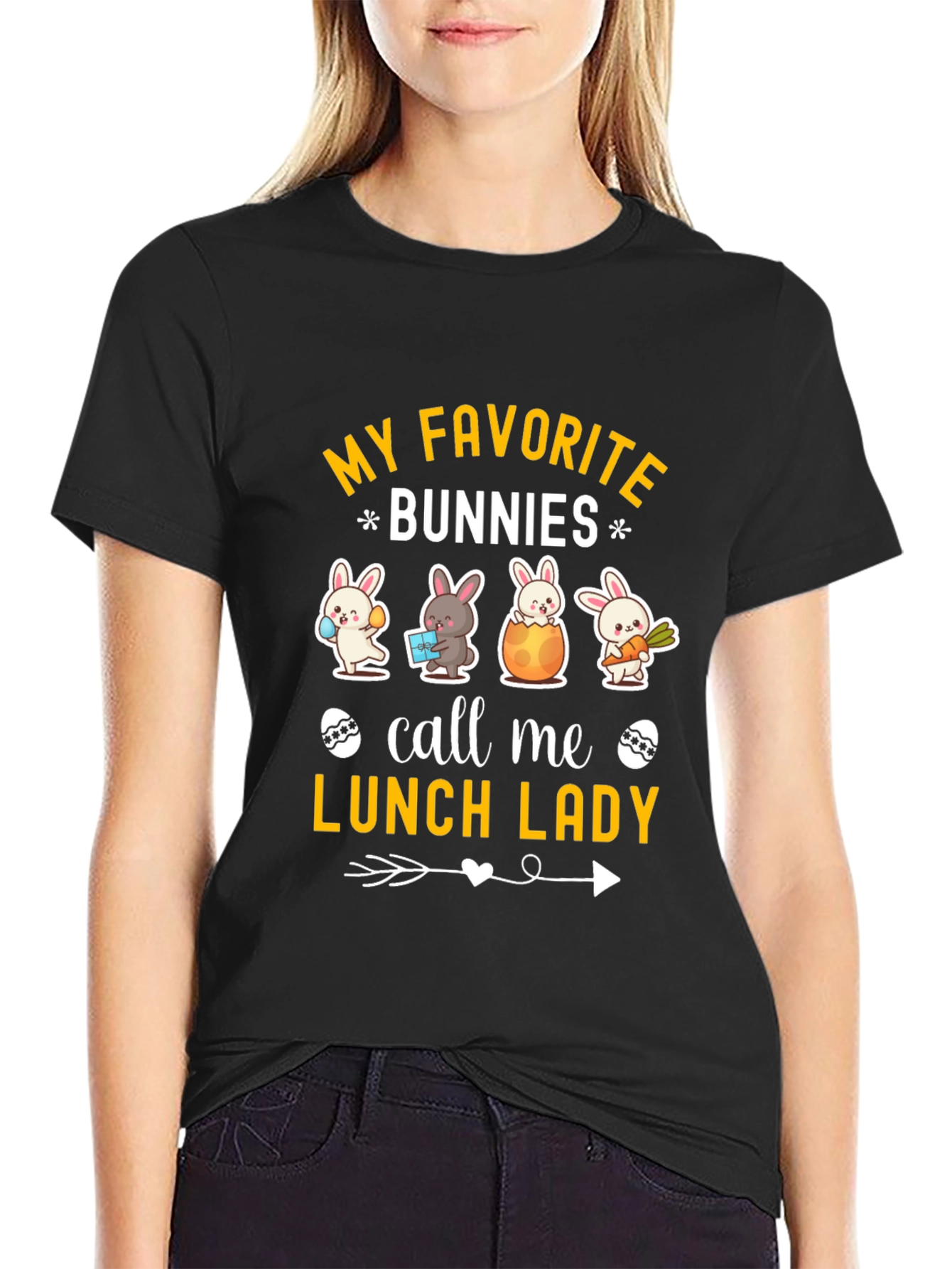 My Favorite Bunnies Call Me Lunch Lady T-Shirt