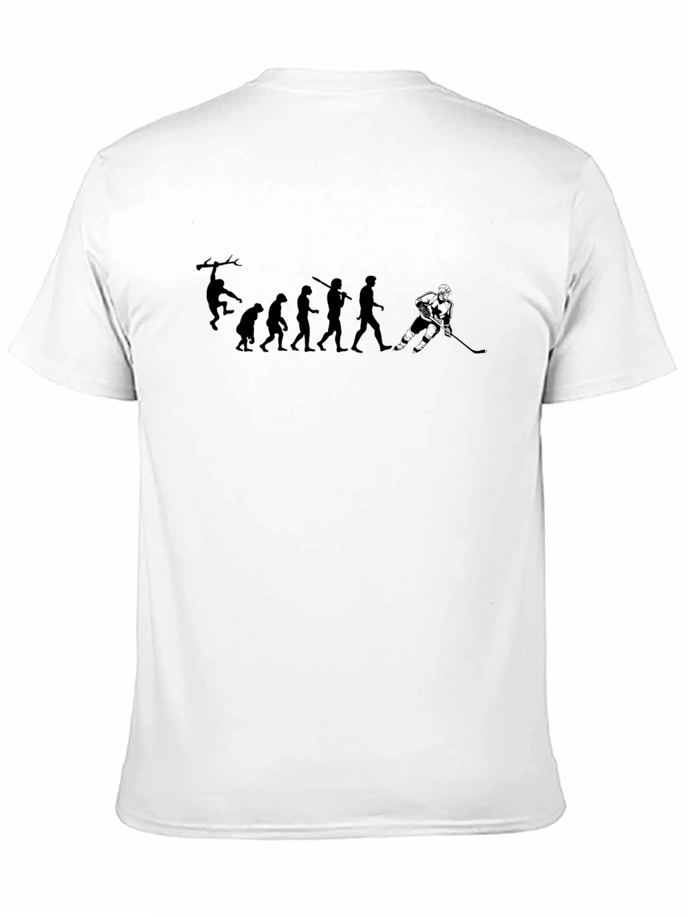 Evolution of Hockey Black T-Shirt