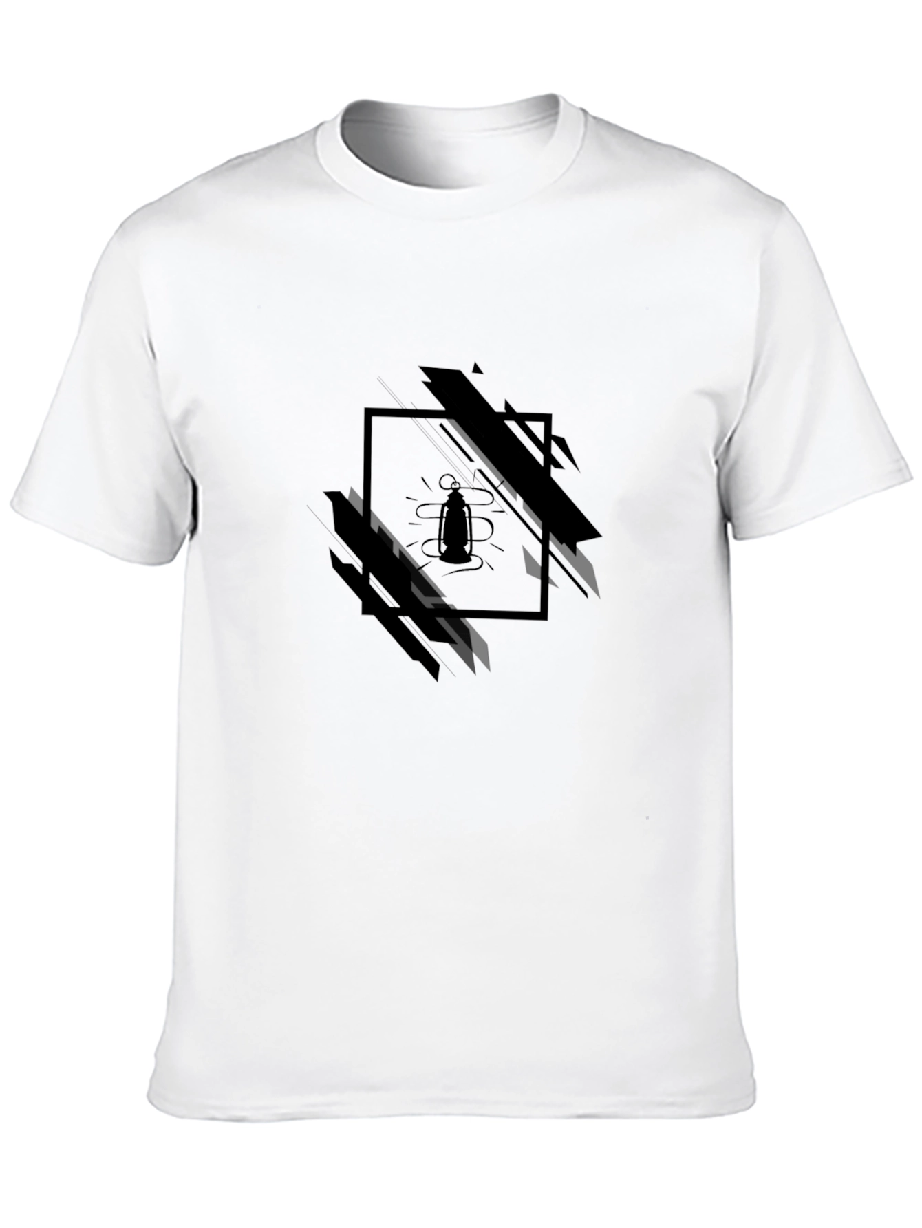 Mens Black Graphic T-Shirt