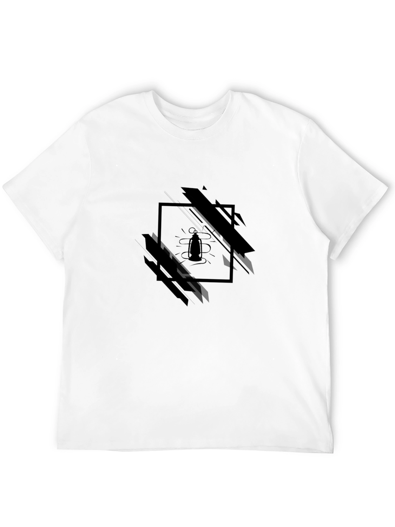 Mens Black Graphic T-Shirt