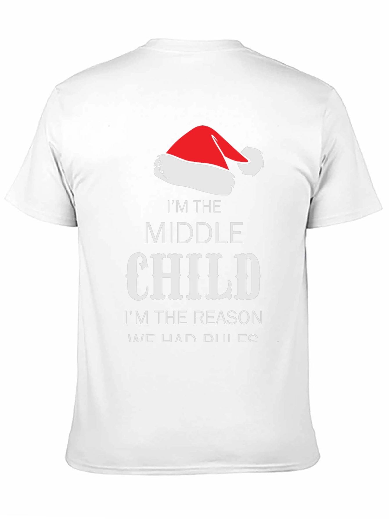 Funny Middle Child Christmas T-Shirt