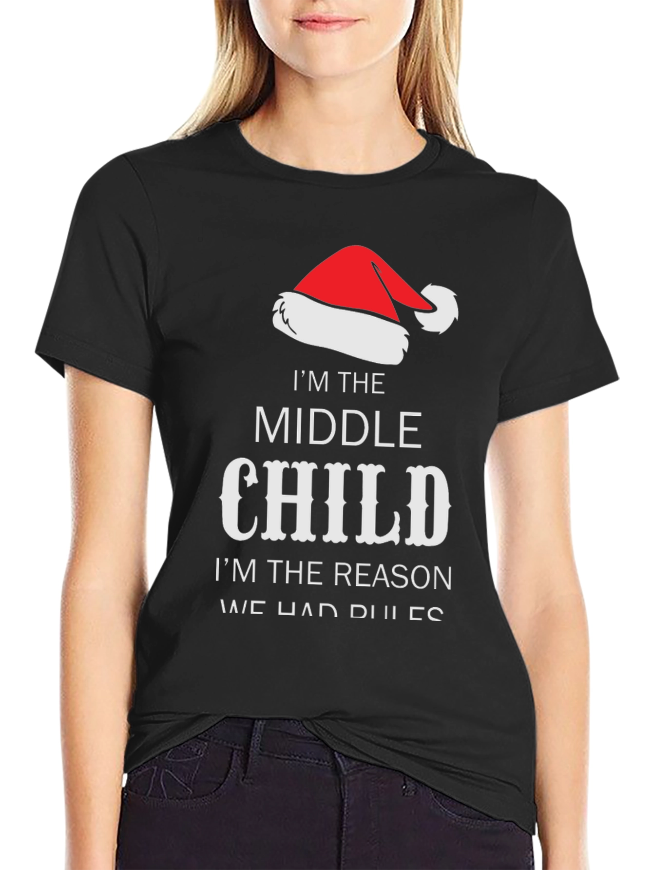 Funny Middle Child Christmas T-Shirt
