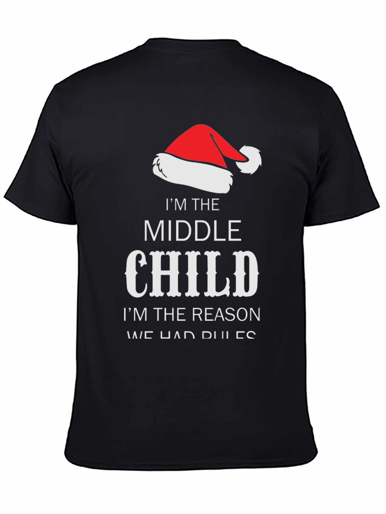 Funny Middle Child Christmas T-Shirt
