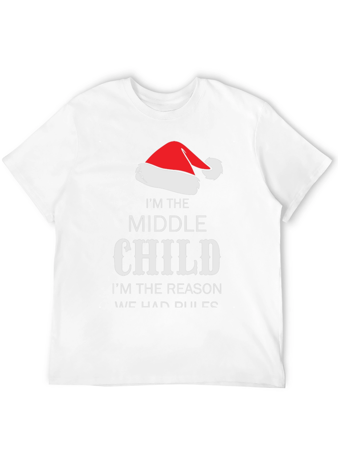 Funny Middle Child Christmas T-Shirt