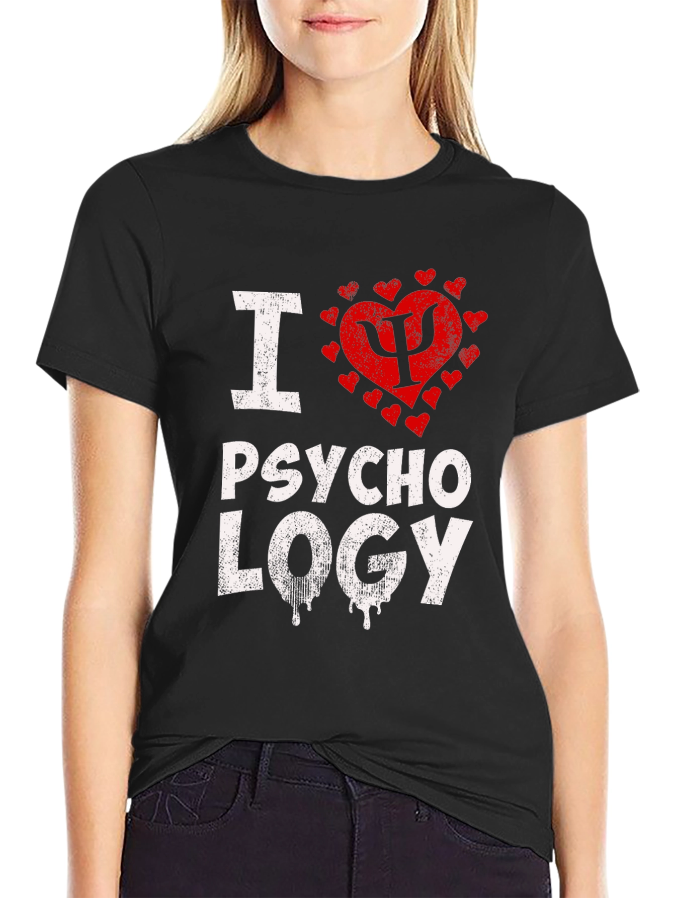 I Heart Psychology T-Shirt - Stylish & Unique Design