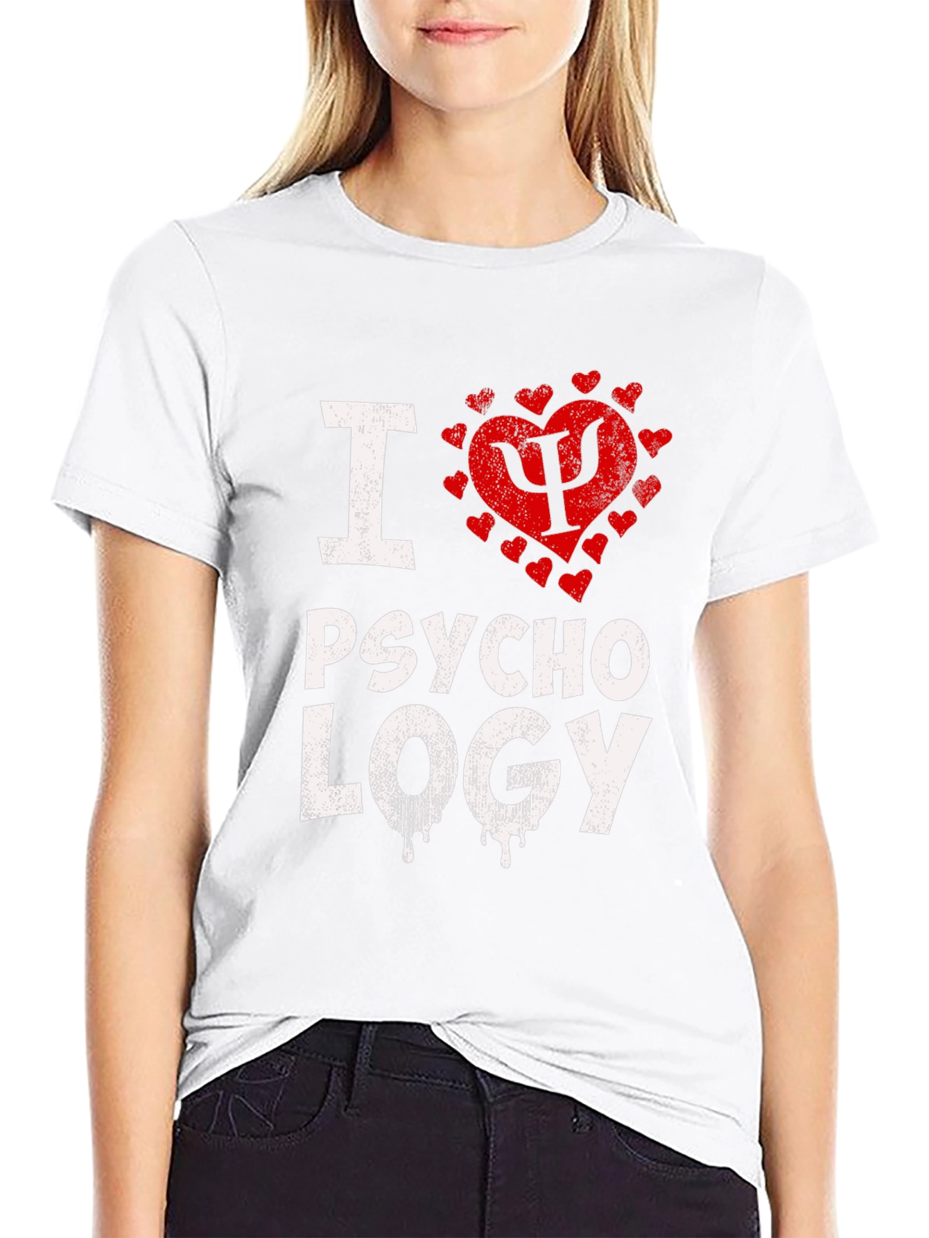 I Heart Psychology T-Shirt - Stylish & Unique Design