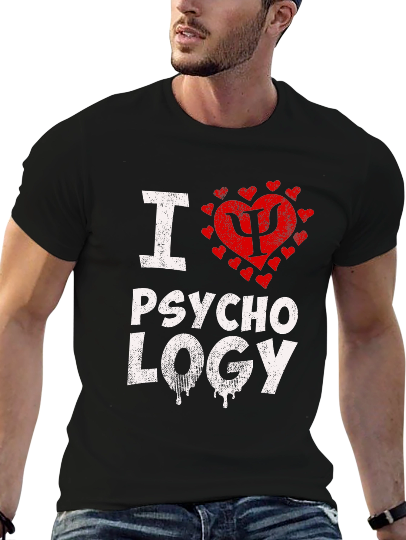 I Heart Psychology T-Shirt - Stylish & Unique Design