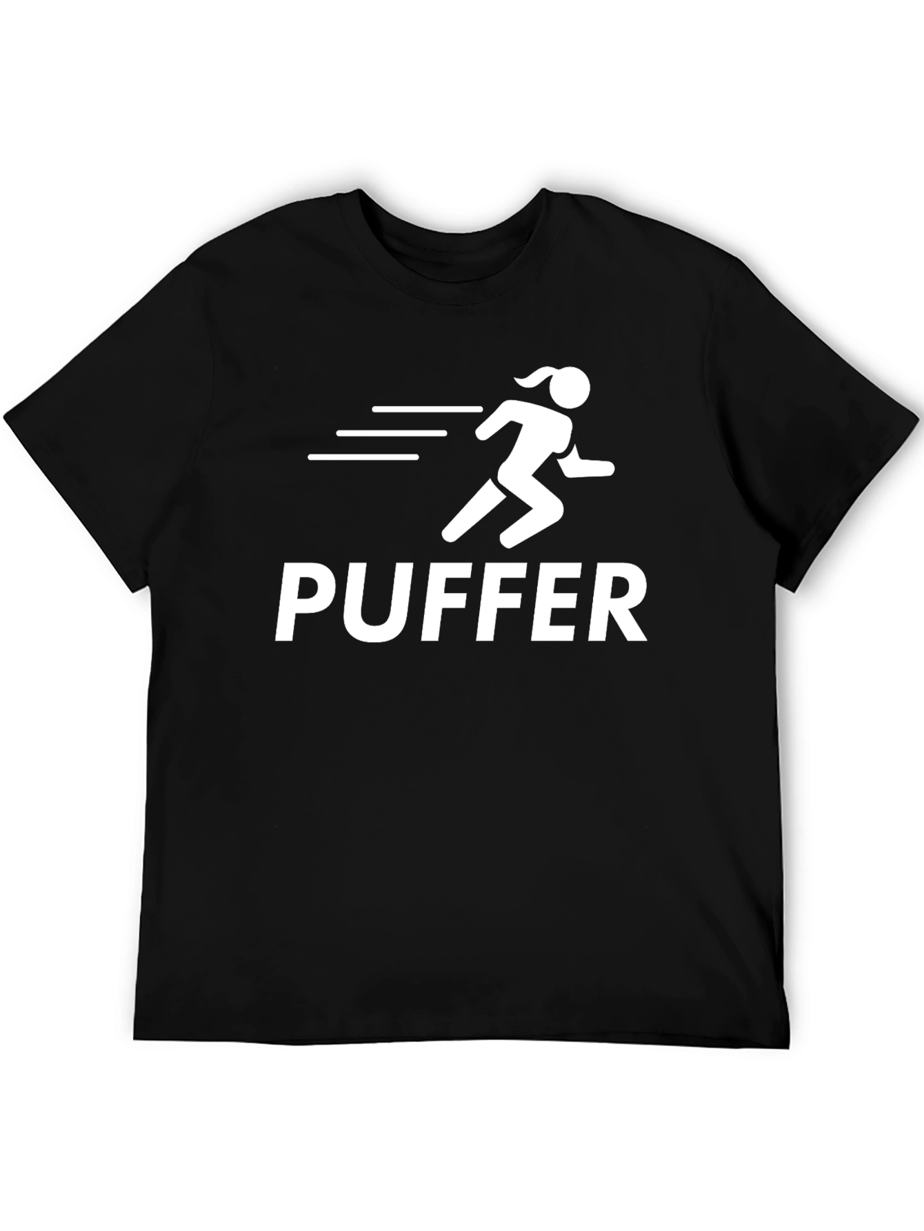 Puffer Woman Runner Graphic T-Shirt