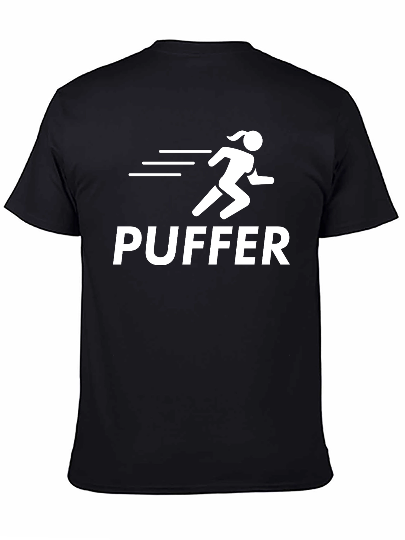 Puffer Woman Runner Graphic T-Shirt
