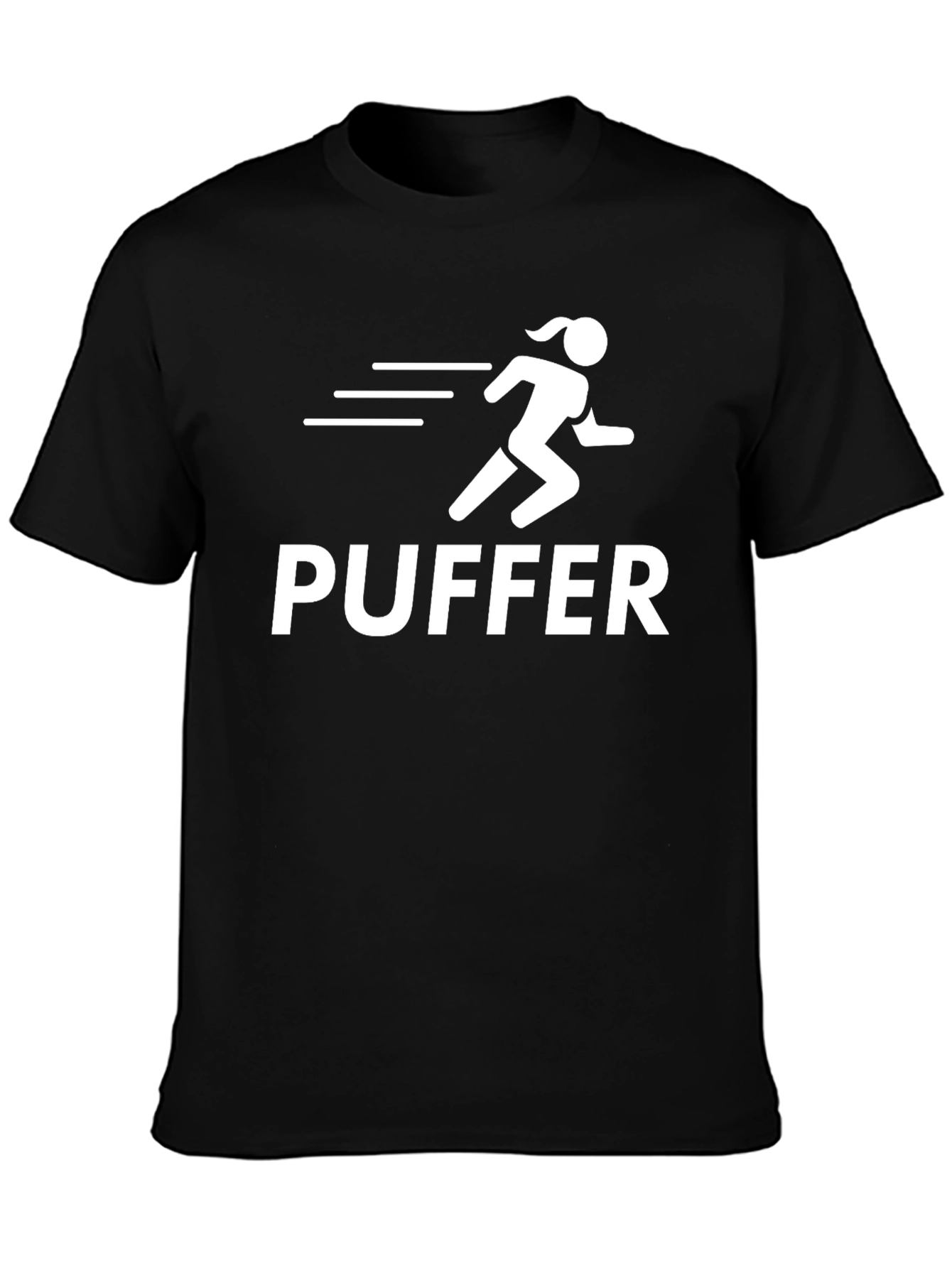 Puffer Woman Runner Graphic T-Shirt
