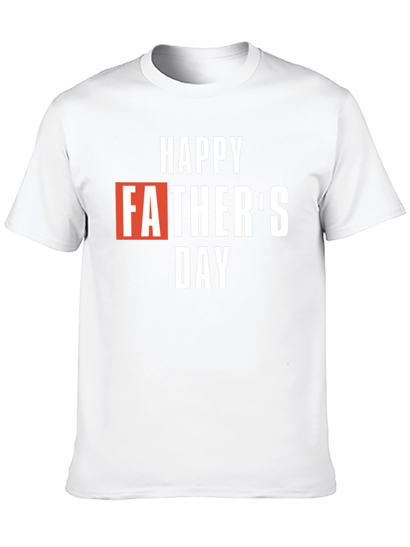 Happy Fathers Day T-Shirt - Black