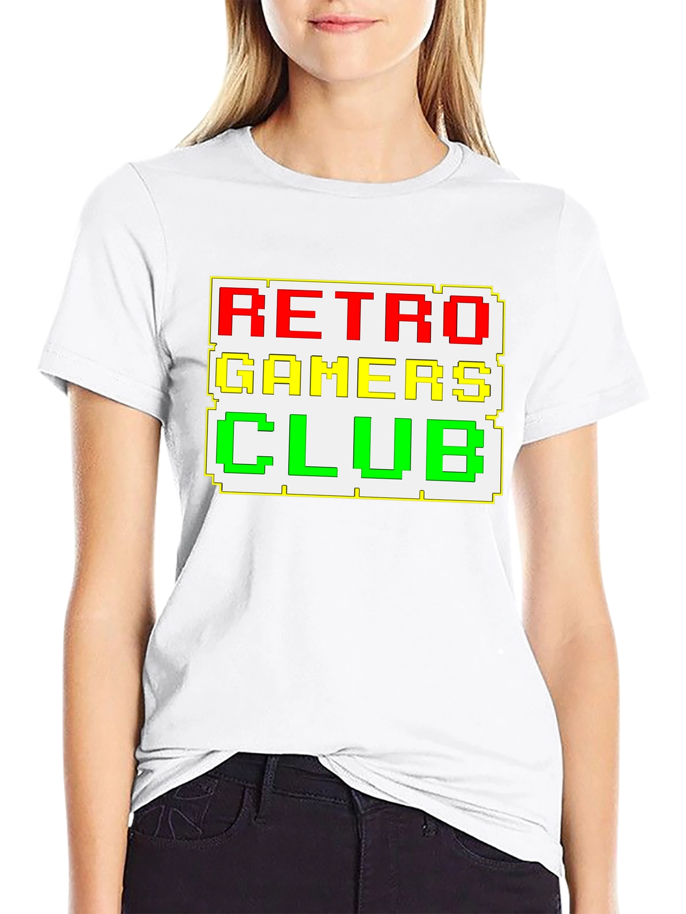 Retro Gamers Club T-Shirt - Black Cotton Tee