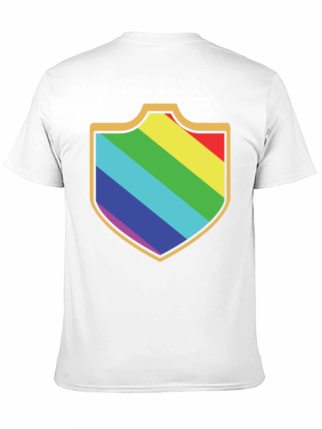 Rainbow Shield Graphic Tee - Black