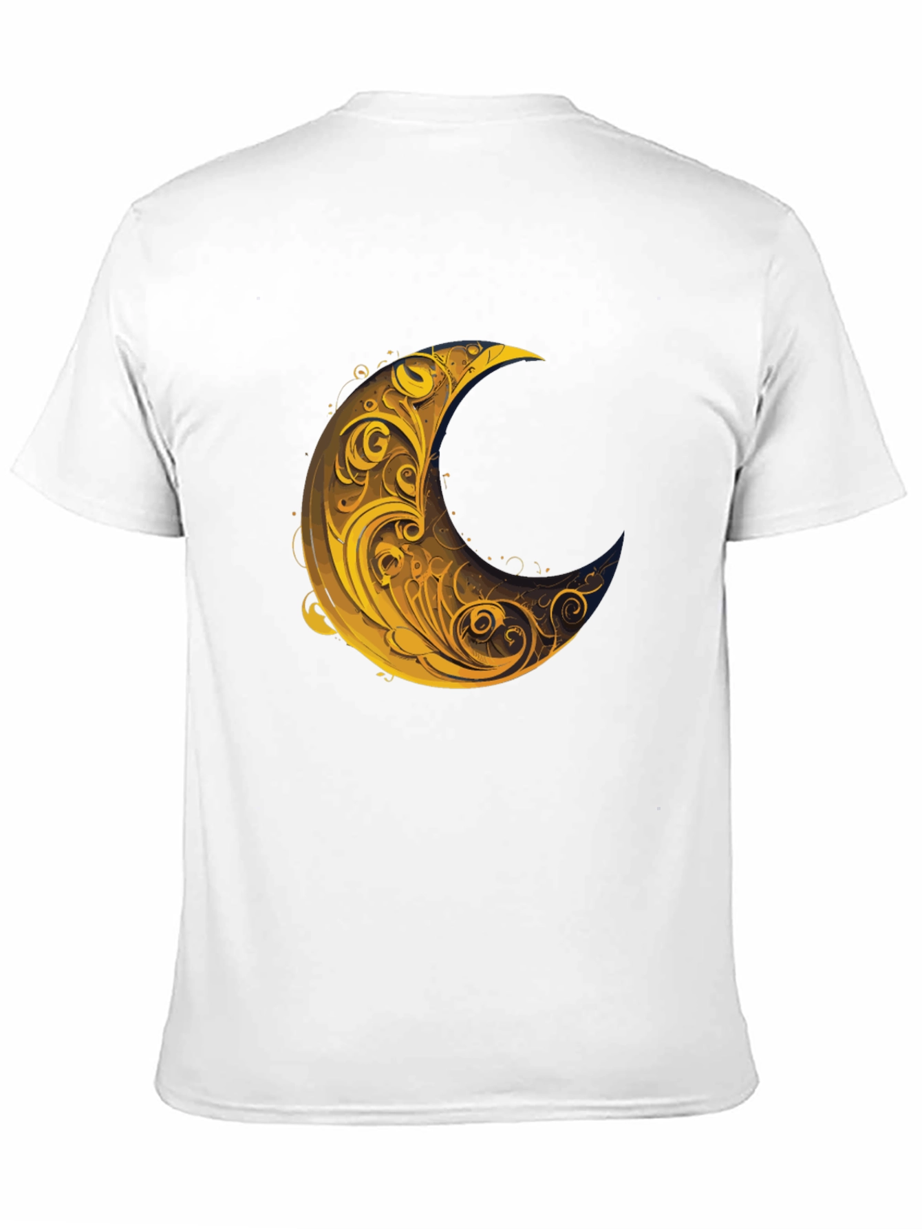 Crescent Moon Graphic Tee - Stylish Black T-Shirt